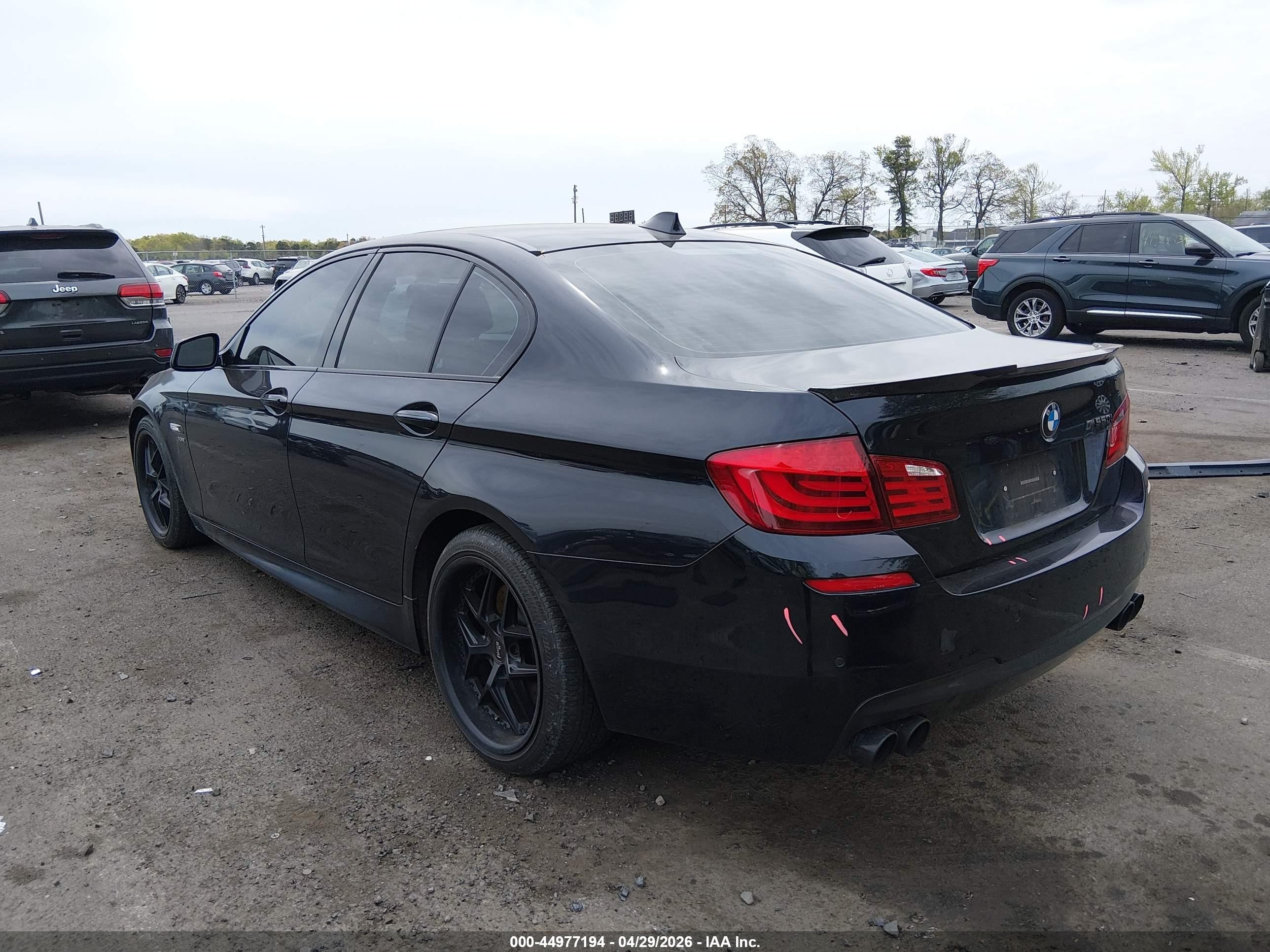 2011 Bmw 550i Xdrive Black vin: WBAFU9C52BC784187