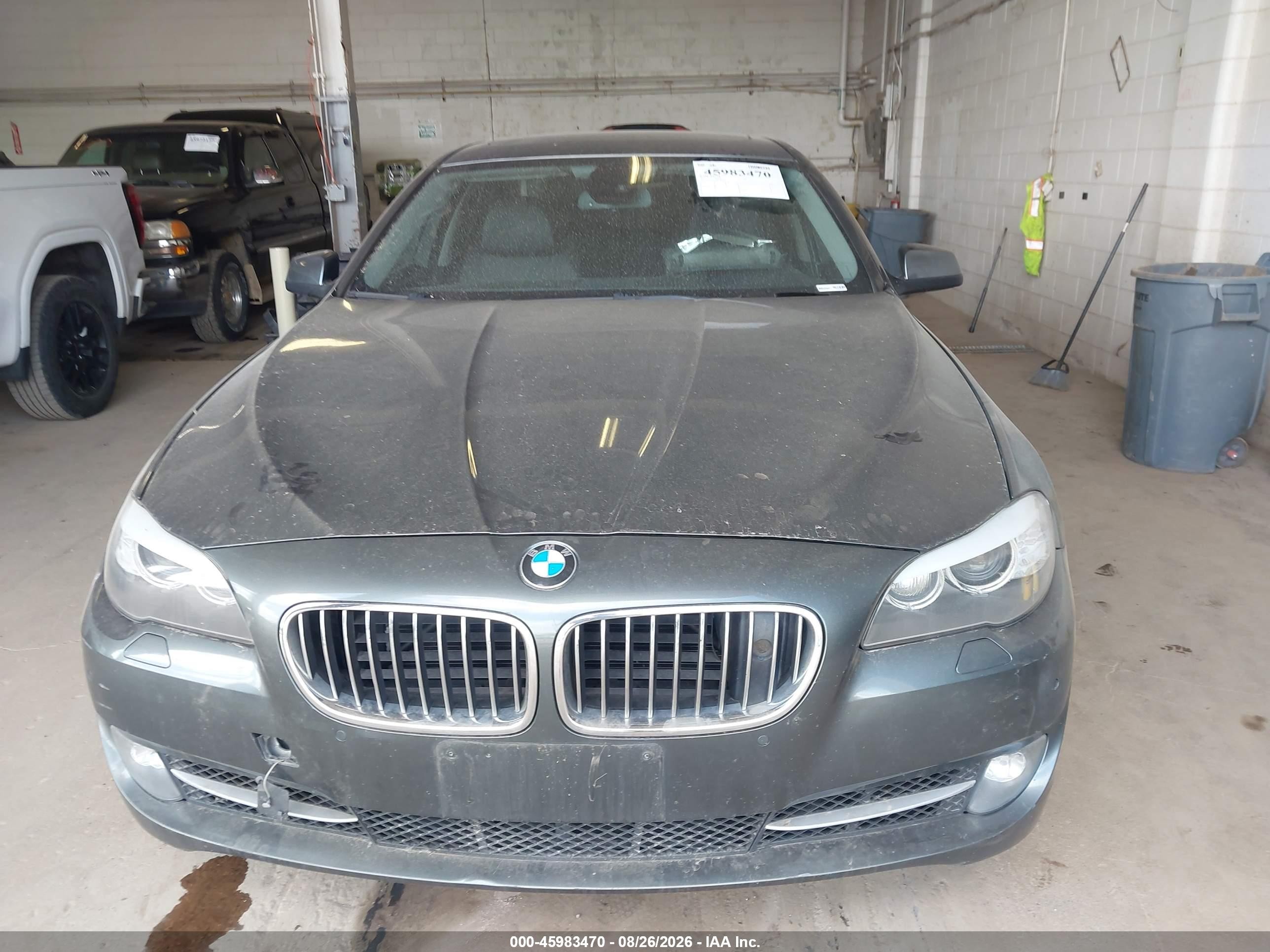 2012 Bmw 550i Xdrive Gray vin: WBAFU9C52CC787138