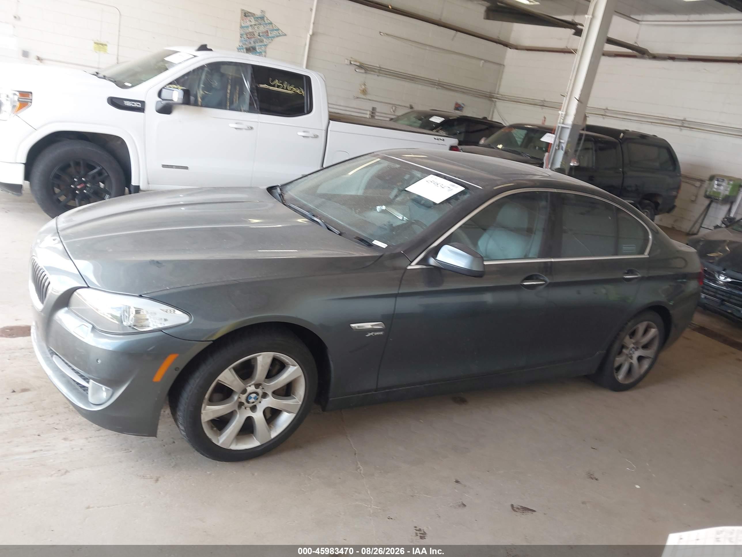 2012 Bmw 550i Xdrive Gray vin: WBAFU9C52CC787138