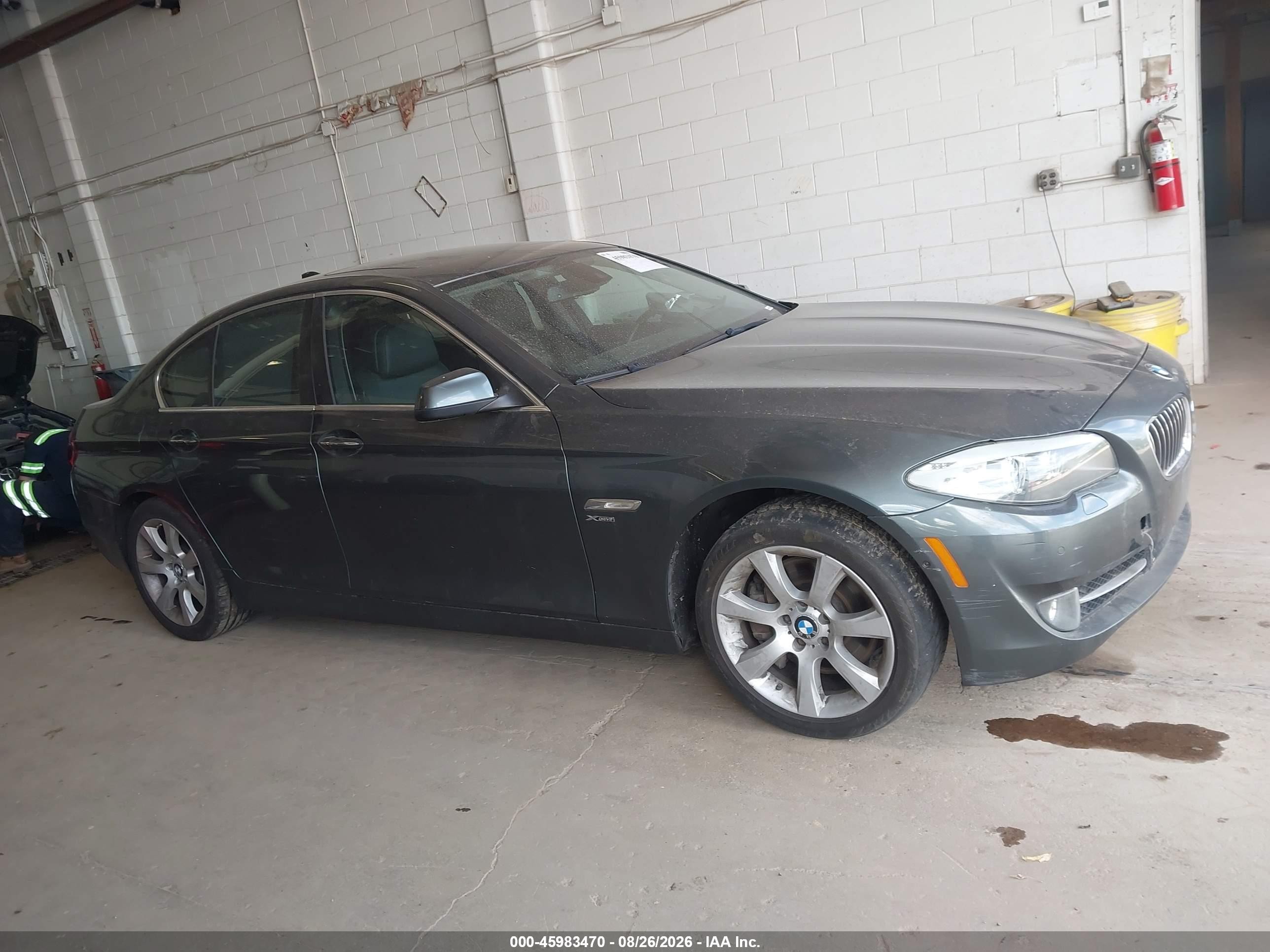 2012 Bmw 550i Xdrive Gray vin: WBAFU9C52CC787138