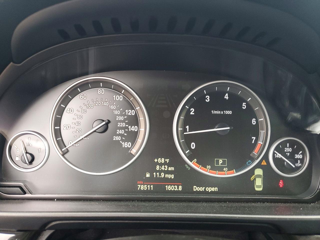 2012 Bmw 550 Xi Gray vin: WBAFU9C52CDW93657