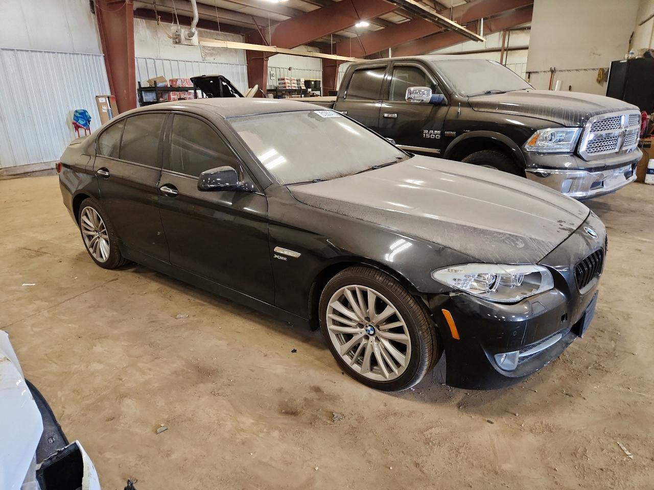2011 Bmw 550 Xi Black vin: WBAFU9C53BC785350