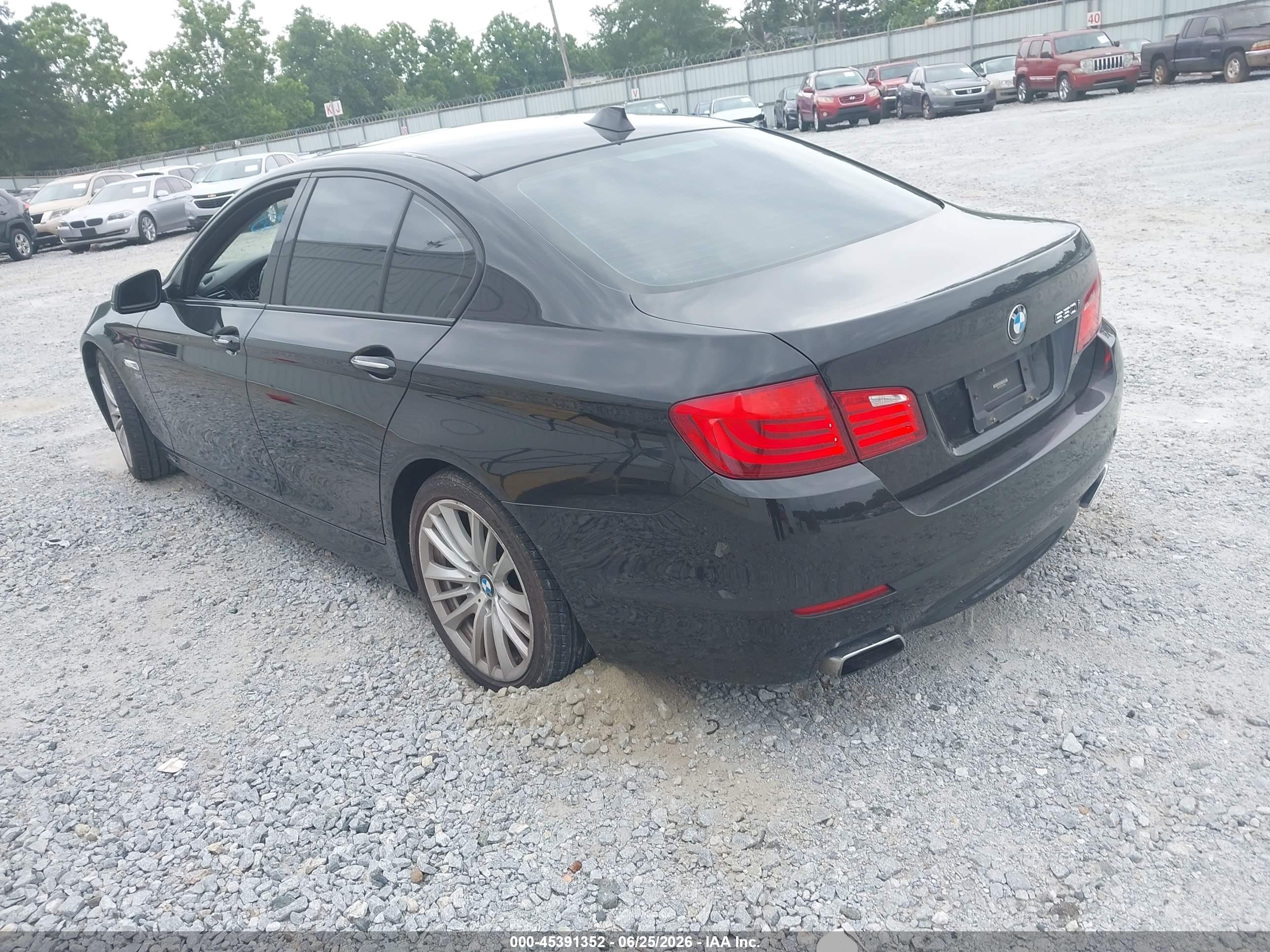 2011 Bmw 550i Xdrive Black vin: WBAFU9C53BC786658