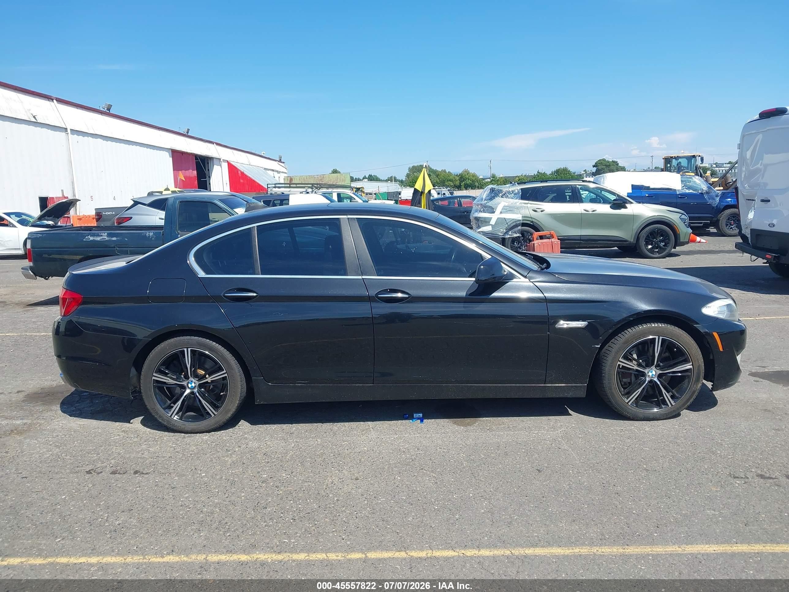 2013 Bmw 550i Xdrive Black vin: WBAFU9C53DDY70587