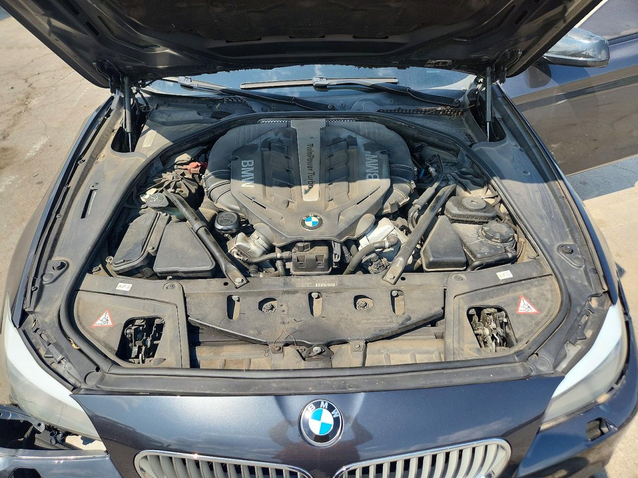 2011 Bmw 550 Xi Charcoal vin: WBAFU9C54BC785857