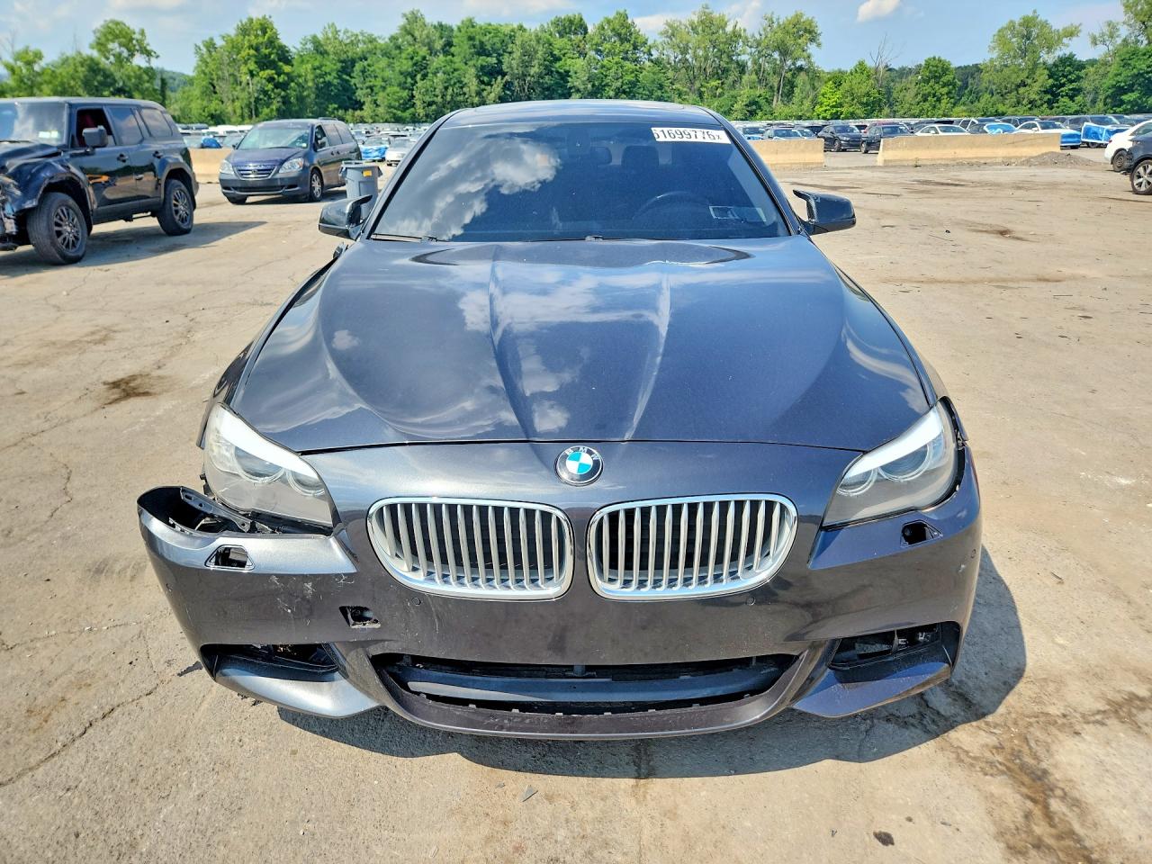 2011 Bmw 550 Xi Charcoal vin: WBAFU9C54BC785857