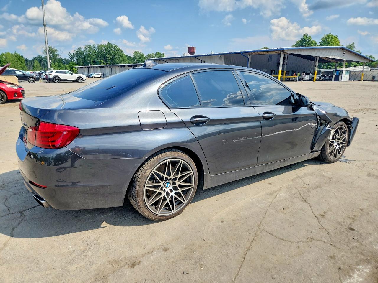 2011 Bmw 550 Xi Charcoal vin: WBAFU9C54BC785857