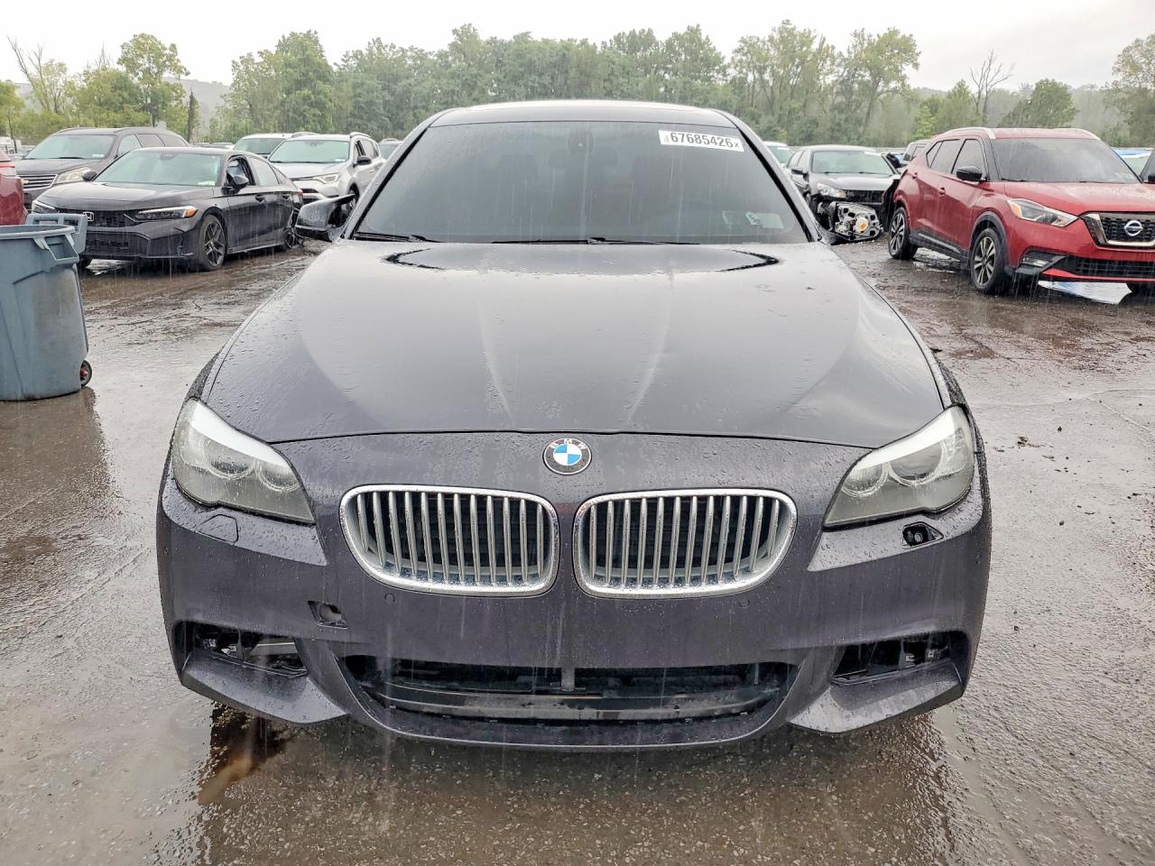 2011 Bmw 550 Xi Gray vin: WBAFU9C54BC785857