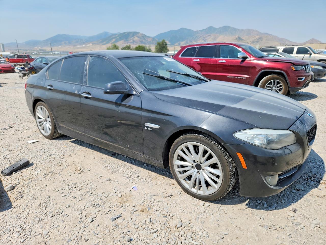 2011 Bmw 550 Xi Black vin: WBAFU9C55BC785236