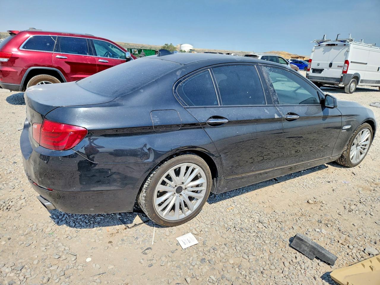2011 Bmw 550 Xi Black vin: WBAFU9C55BC785236