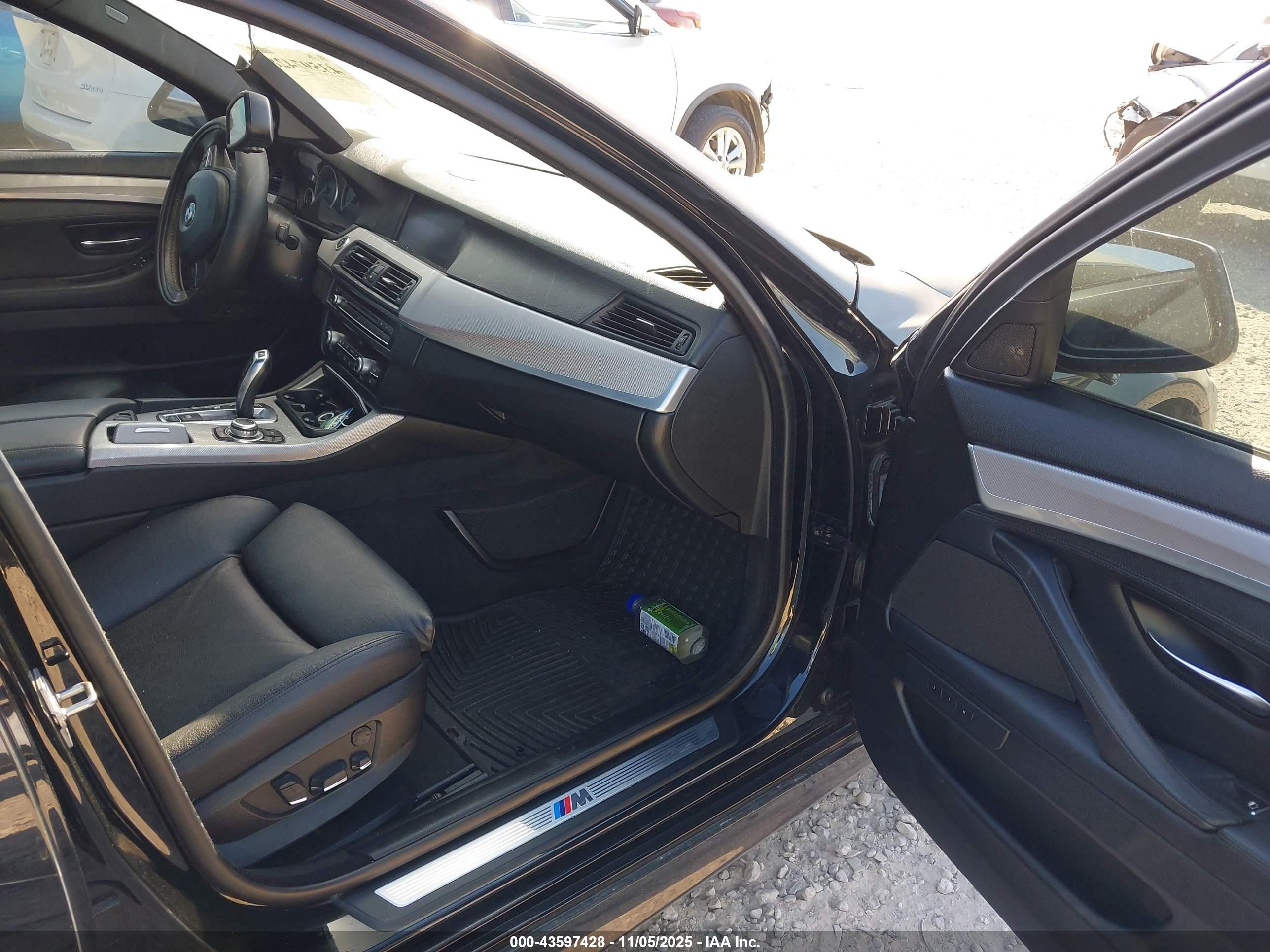 2012 Bmw 550i Xdrive Black vin: WBAFU9C55CC787991
