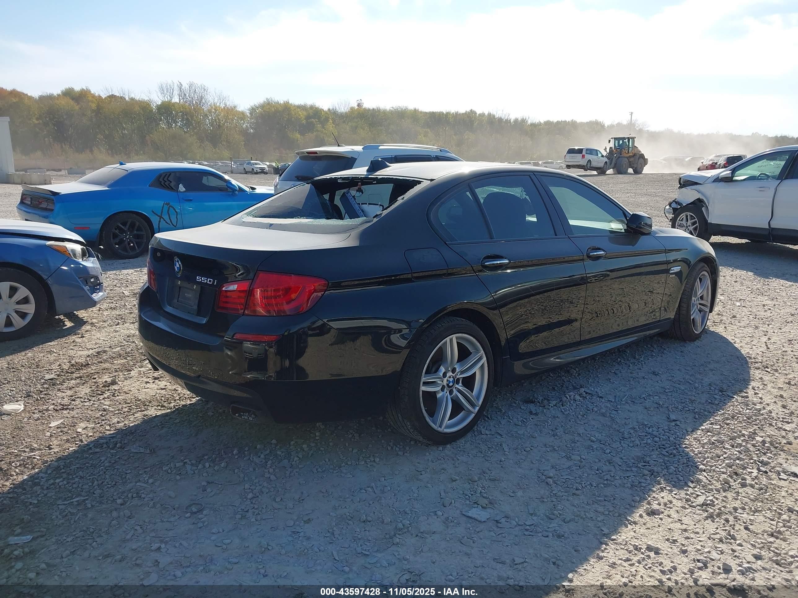 2012 Bmw 550i Xdrive Black vin: WBAFU9C55CC787991