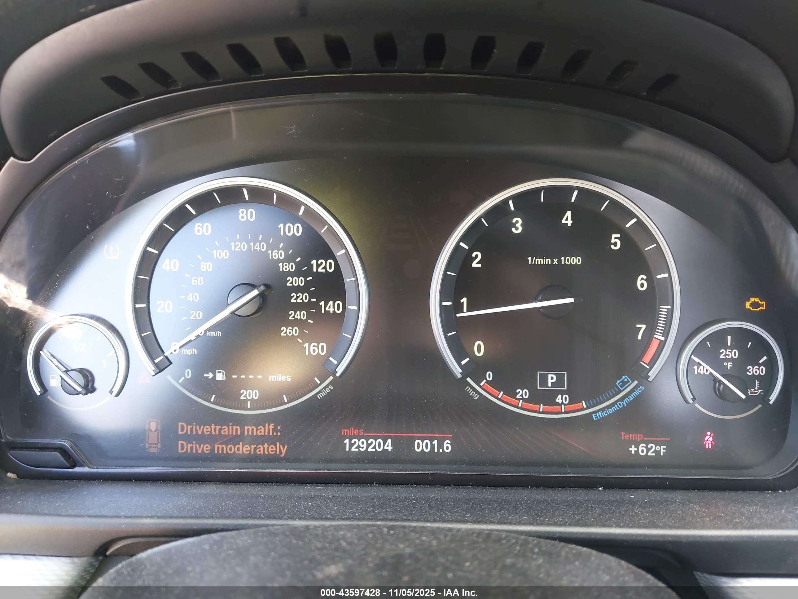 2012 Bmw 550i Xdrive Black vin: WBAFU9C55CC787991