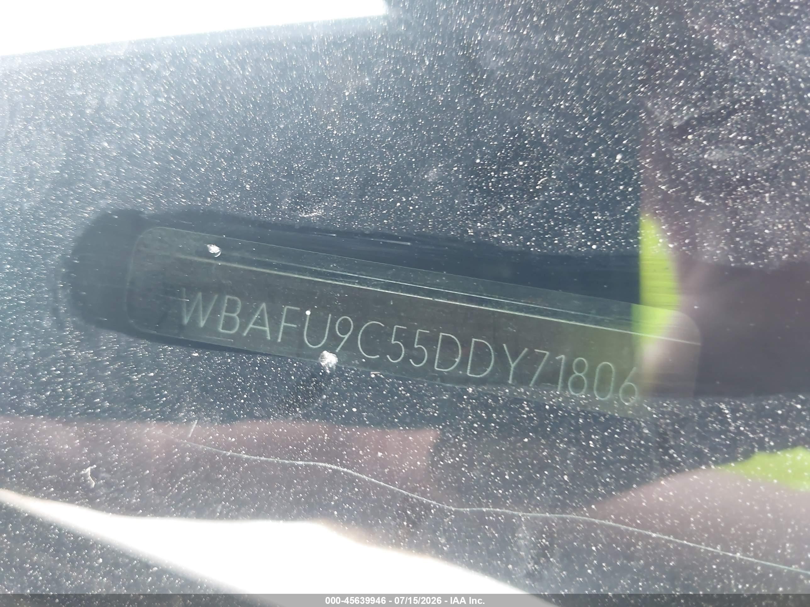 2013 Bmw 550i Xdrive Black vin: WBAFU9C55DDY71806