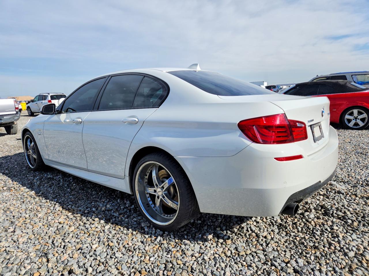 2013 Bmw 550 Xi White vin: WBAFU9C55DDY72244
