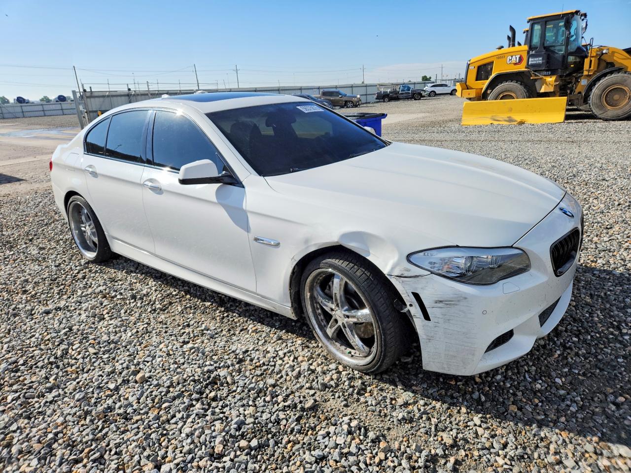 2013 Bmw 550 Xi White vin: WBAFU9C55DDY72244