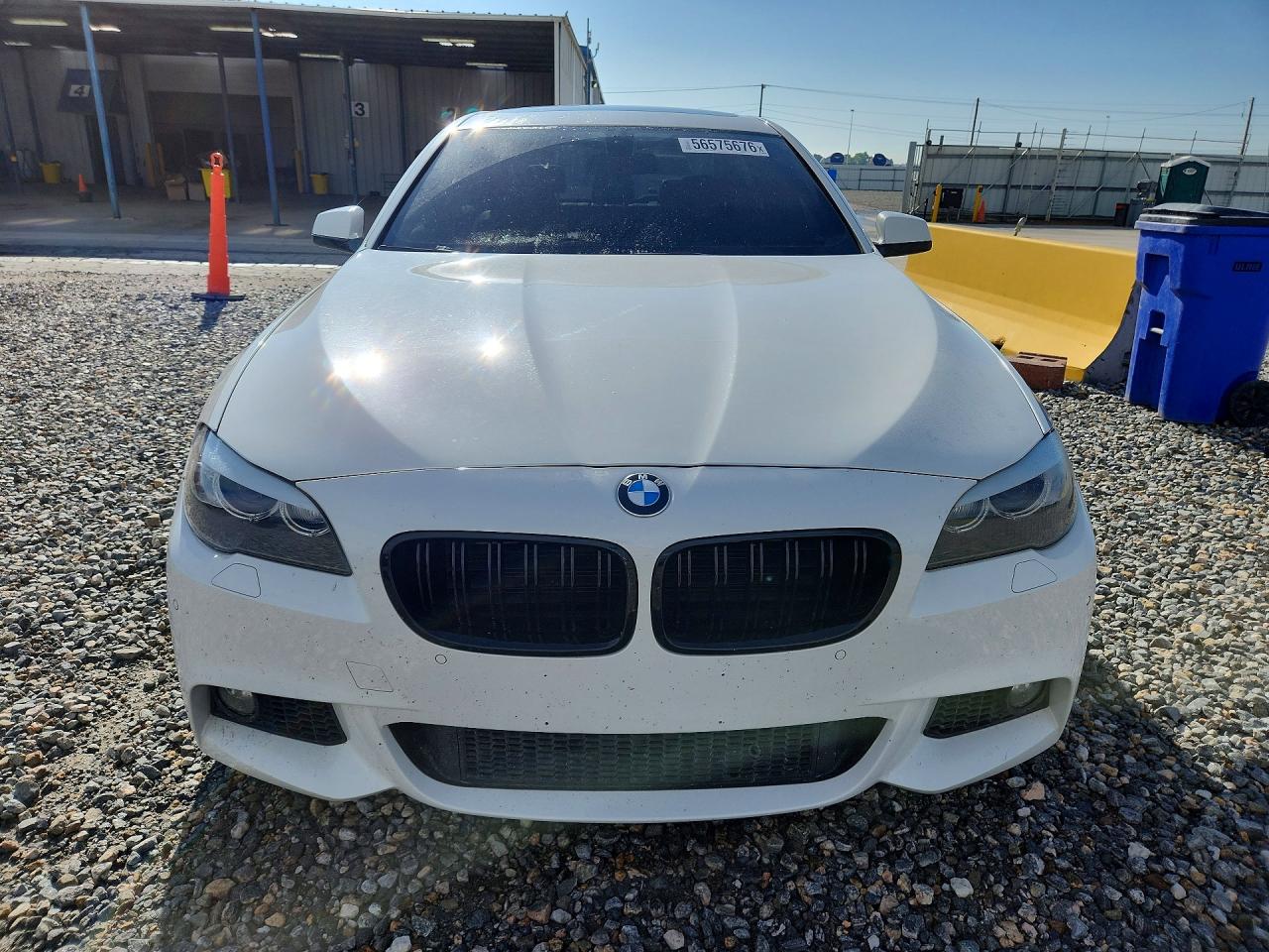 2013 Bmw 550 Xi White vin: WBAFU9C55DDY72244