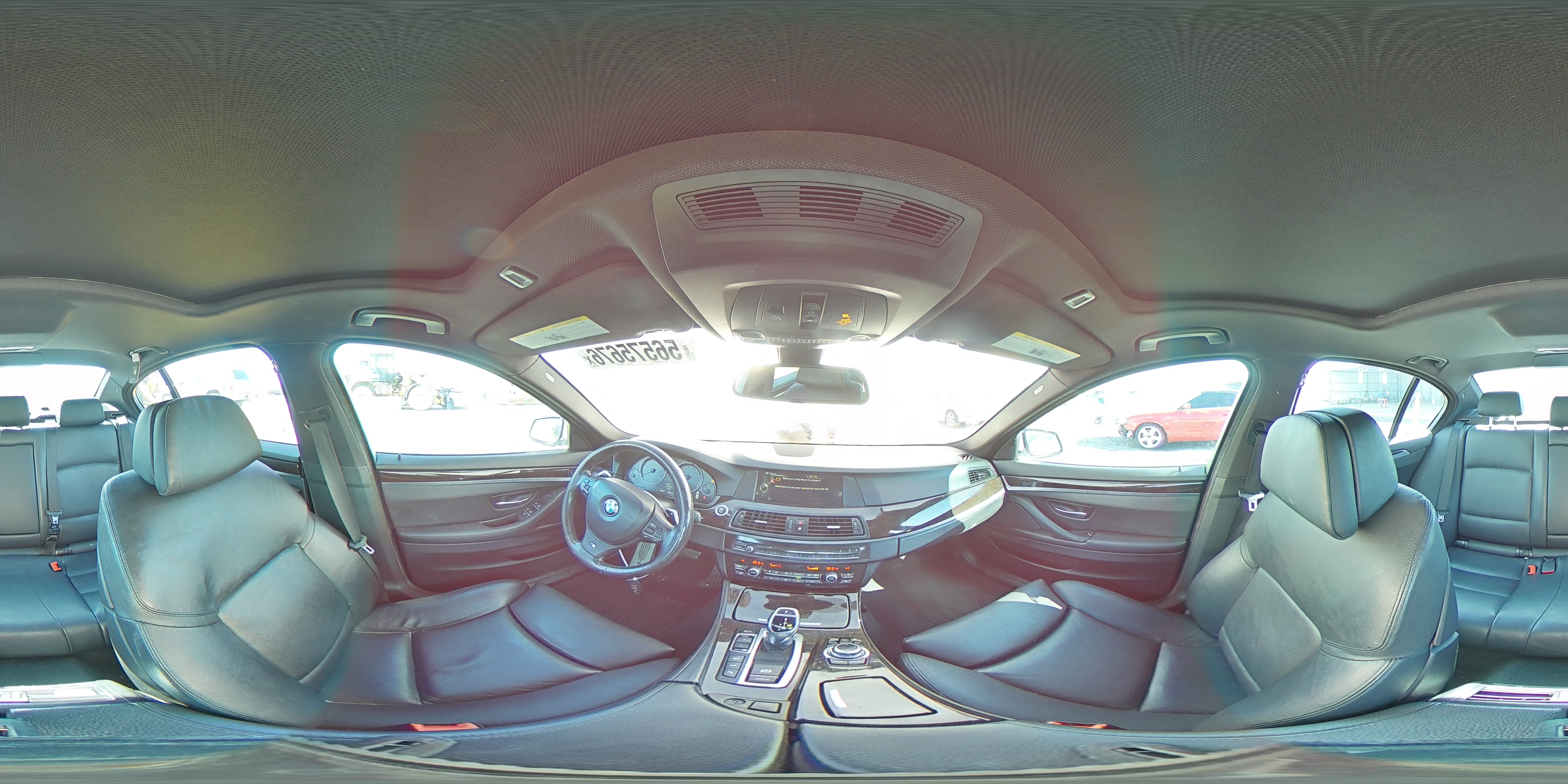 2013 Bmw 550 Xi White vin: WBAFU9C55DDY72244