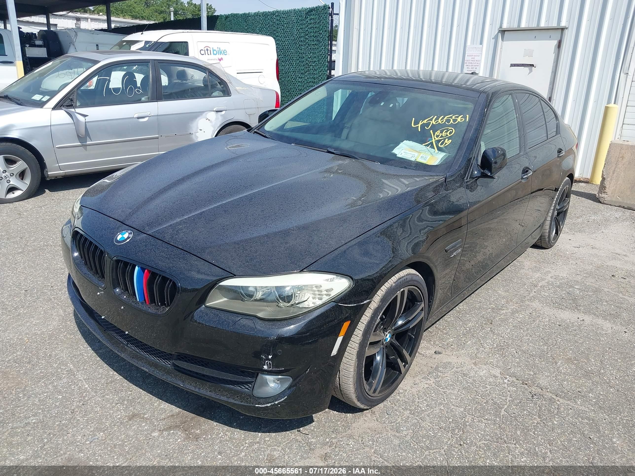 2011 Bmw 550i Xdrive Black vin: WBAFU9C56BC786122