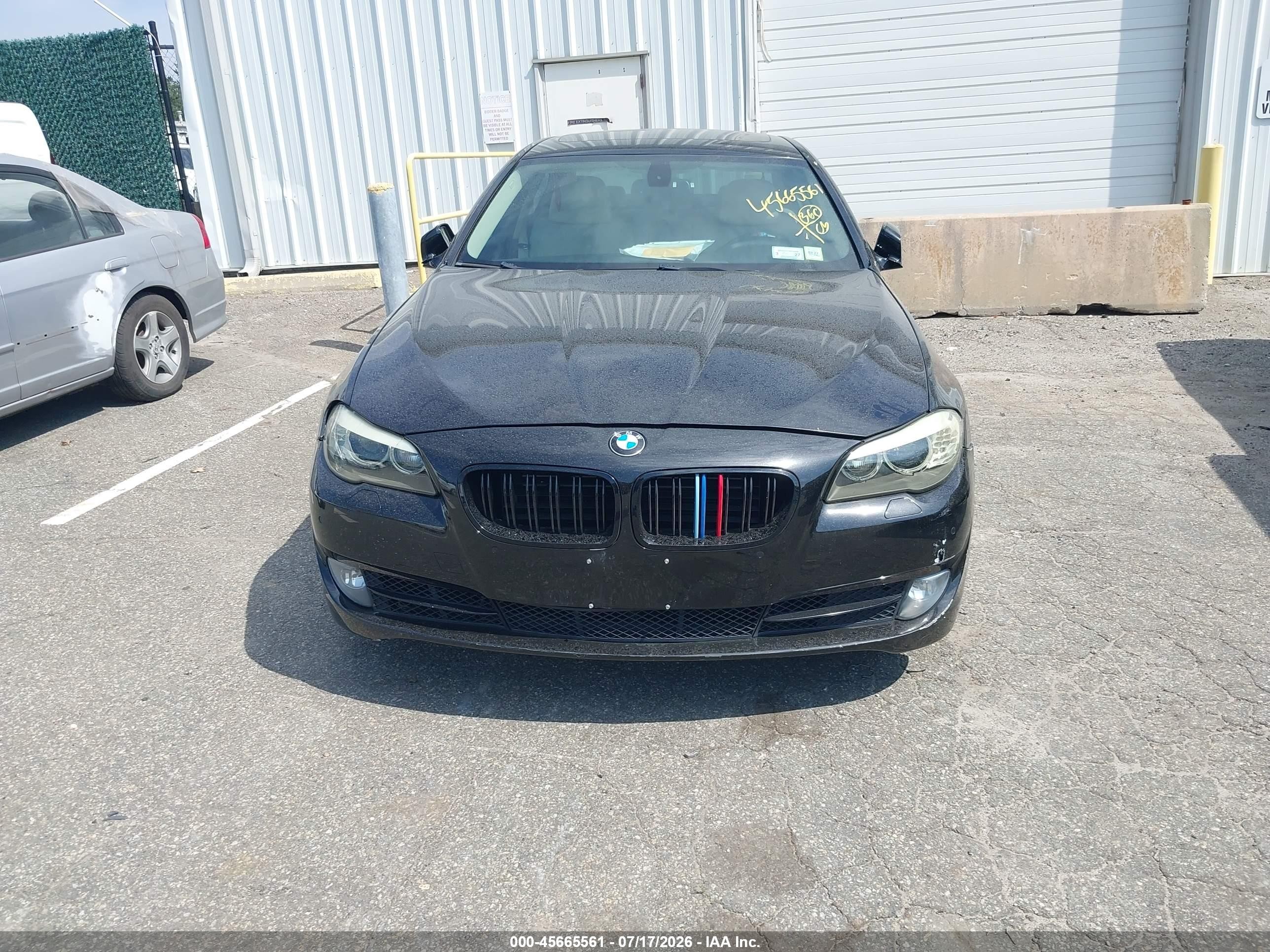 2011 Bmw 550i Xdrive Black vin: WBAFU9C56BC786122