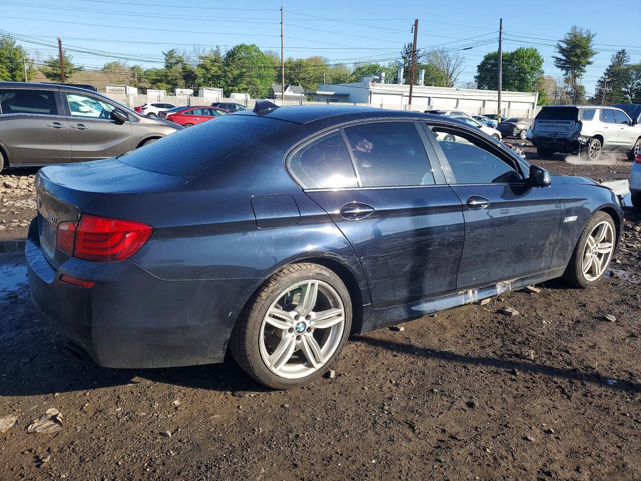 2013 Bmw 550 Xi Blue vin: WBAFU9C56DDY70826