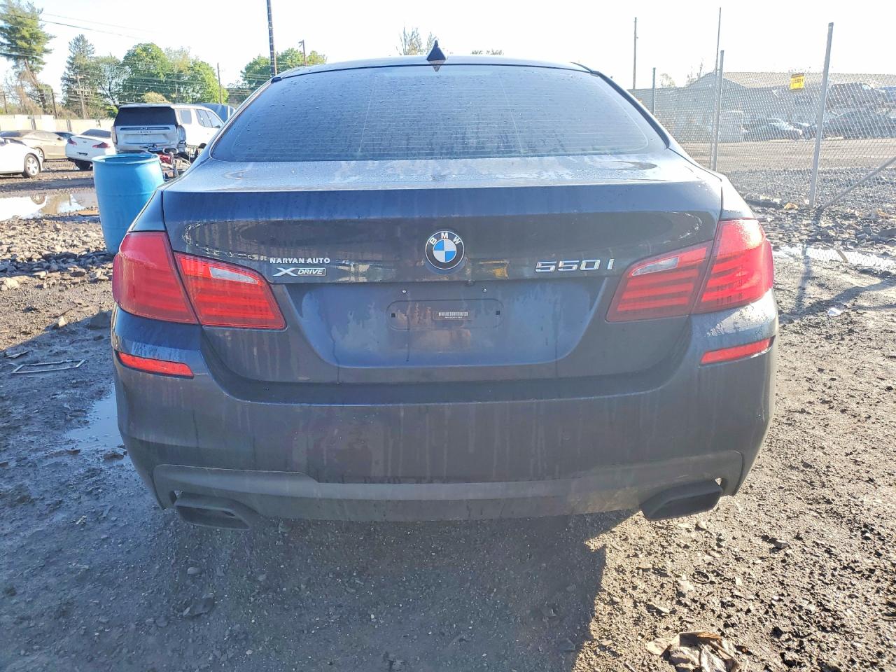 2013 Bmw 550 Xi Blue vin: WBAFU9C56DDY70826