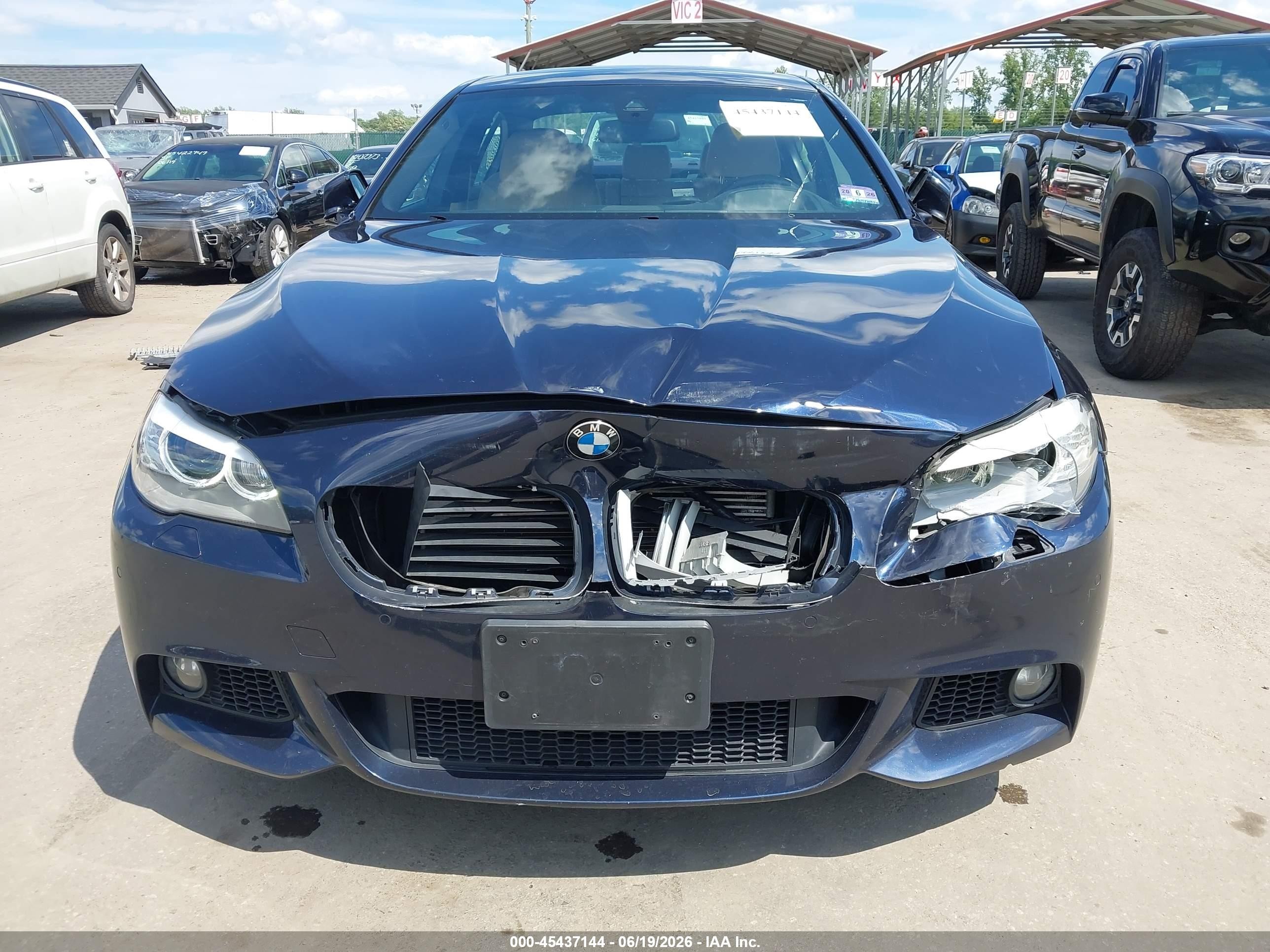 2013 Bmw 550i Xdrive Blue vin: WBAFU9C56DDY72317