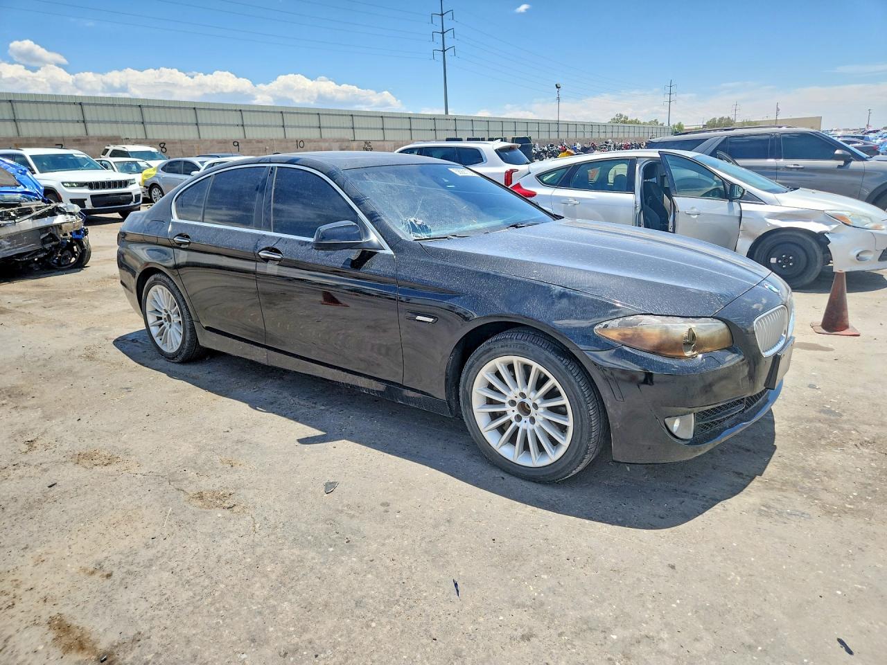 2011 Bmw 550 Xi Black vin: WBAFU9C57BC783374