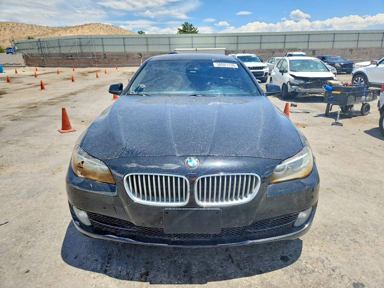 2011 Bmw 550 Xi Black vin: WBAFU9C57BC783374