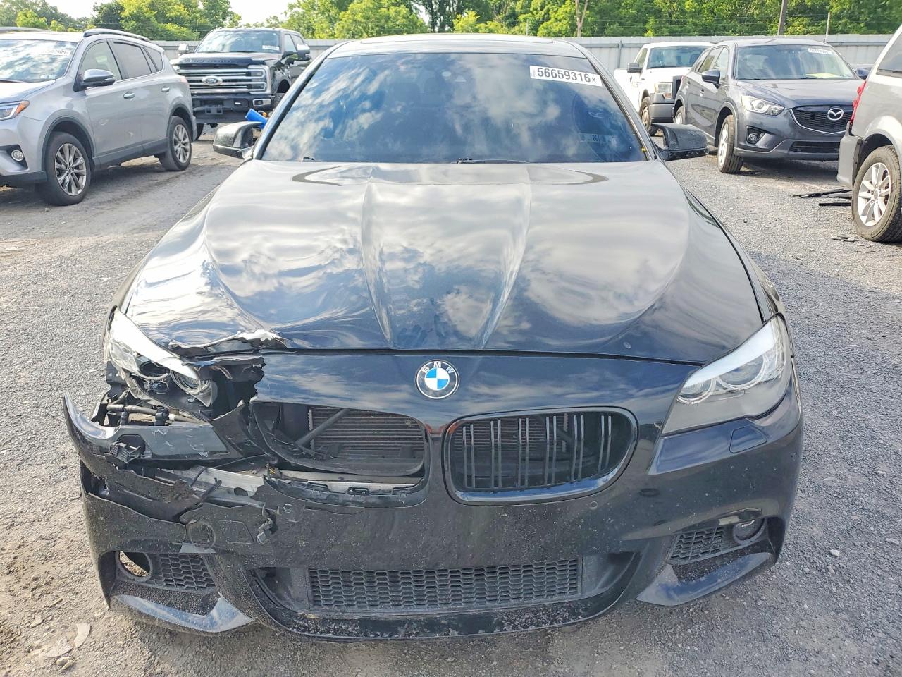 2012 Bmw 550 Xi Black vin: WBAFU9C57CC786955