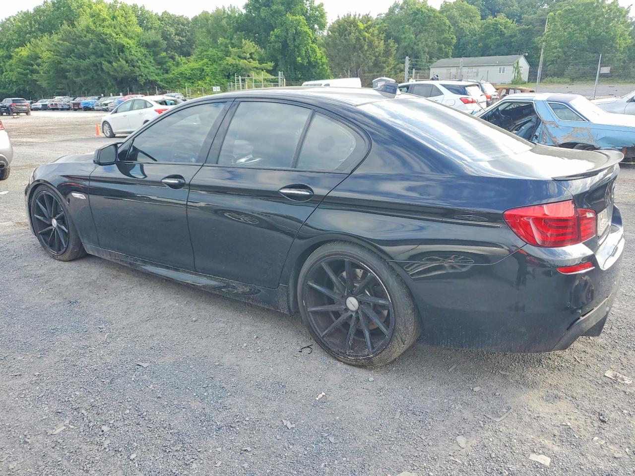 2012 Bmw 550 Xi Black vin: WBAFU9C57CC786955