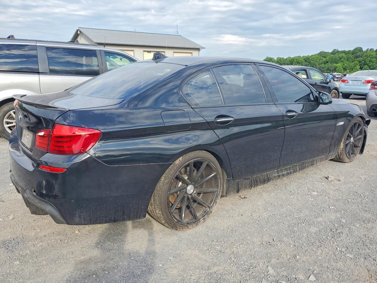 2012 Bmw 550 Xi Black vin: WBAFU9C57CC786955
