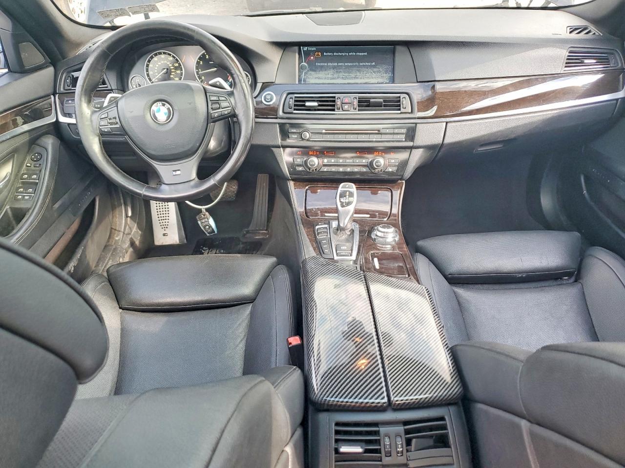 2012 Bmw 550 Xi Black vin: WBAFU9C57CC786955