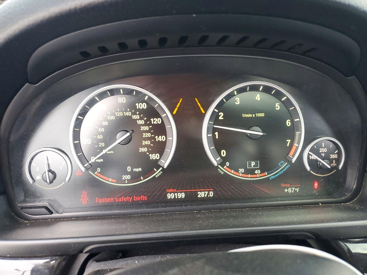 2012 Bmw 550 Xi Black vin: WBAFU9C57CC786955