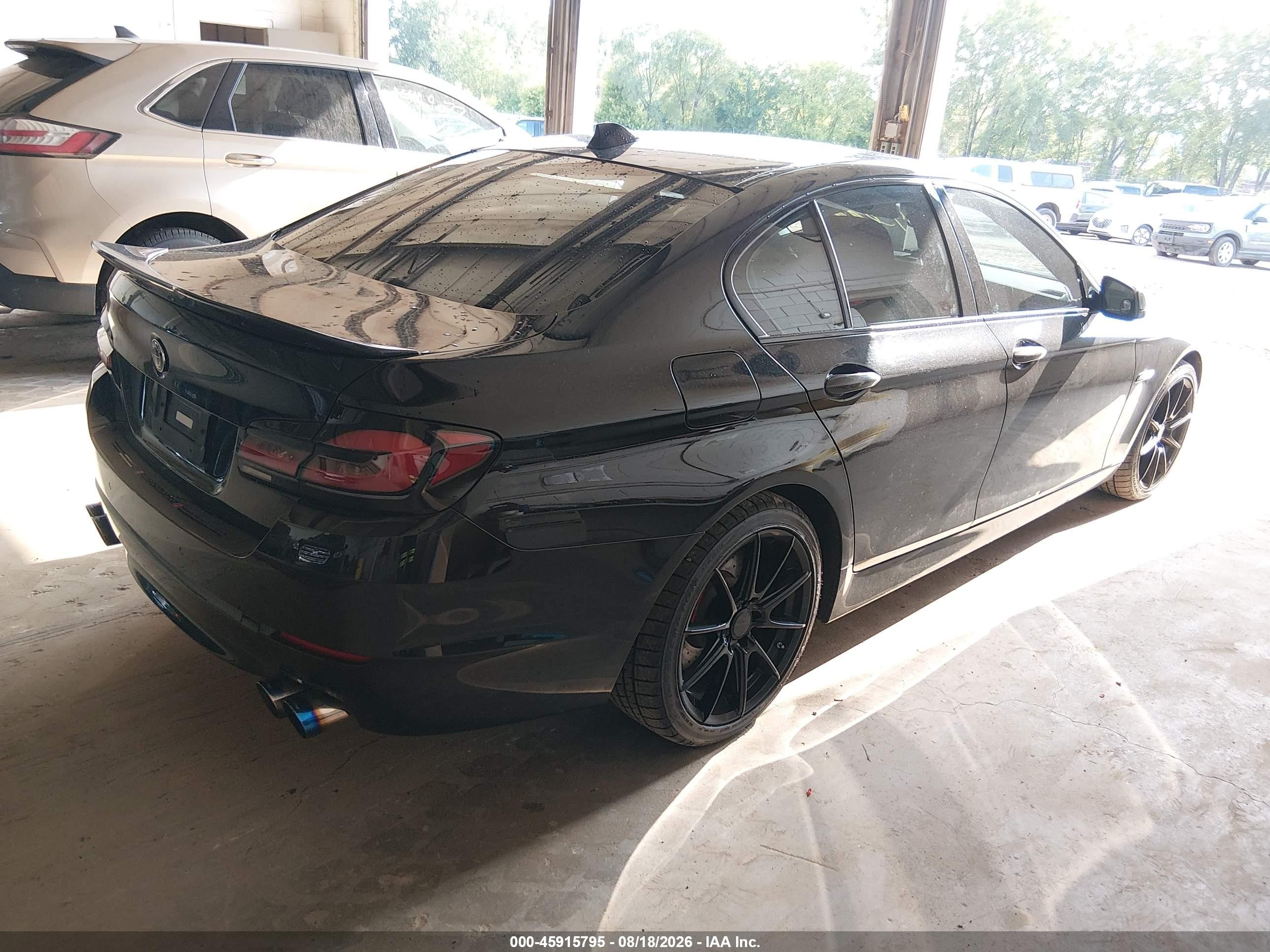 2012 Bmw 550i Xdrive Black vin: WBAFU9C57CC787569