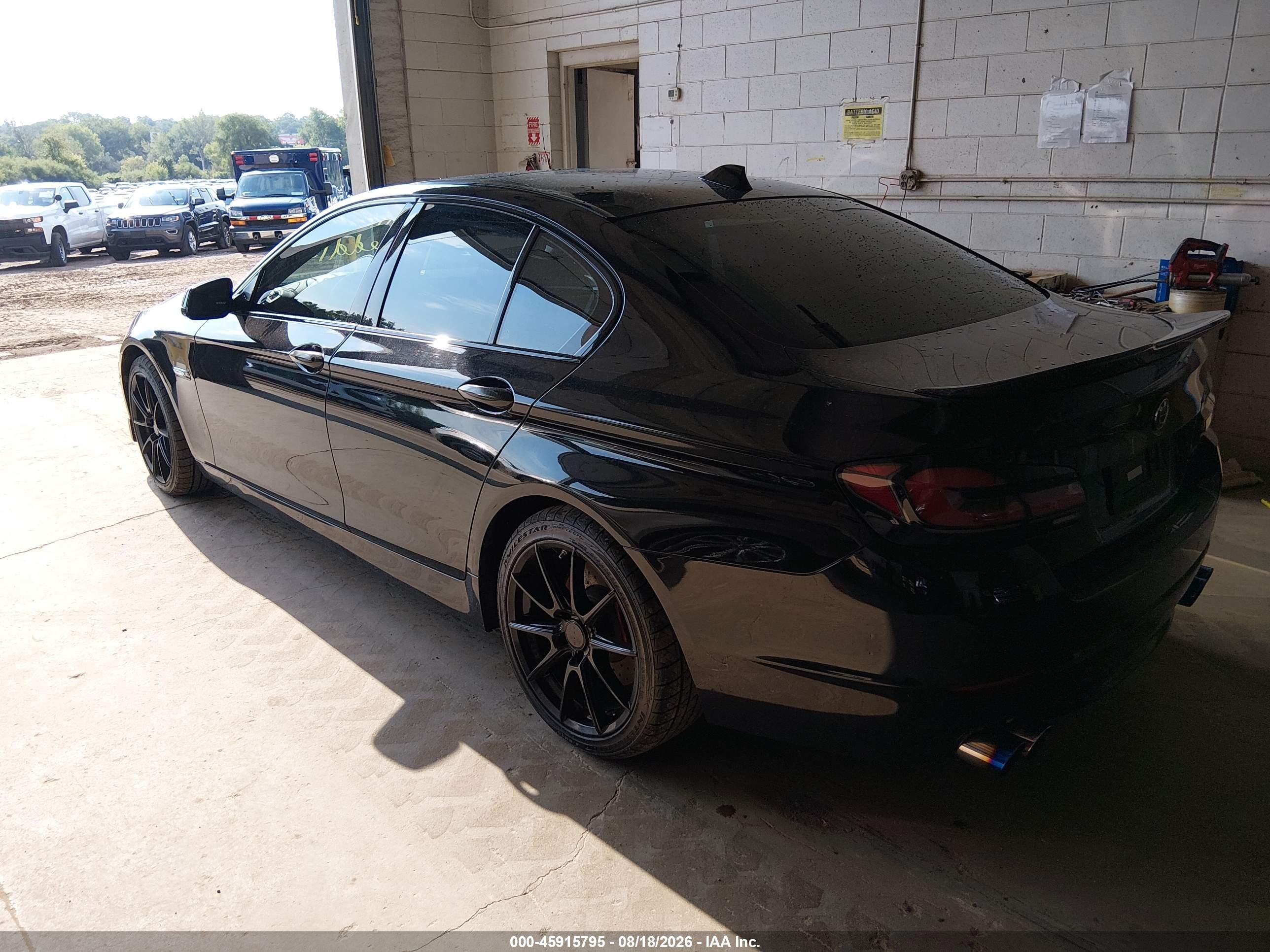 2012 Bmw 550i Xdrive Black vin: WBAFU9C57CC787569