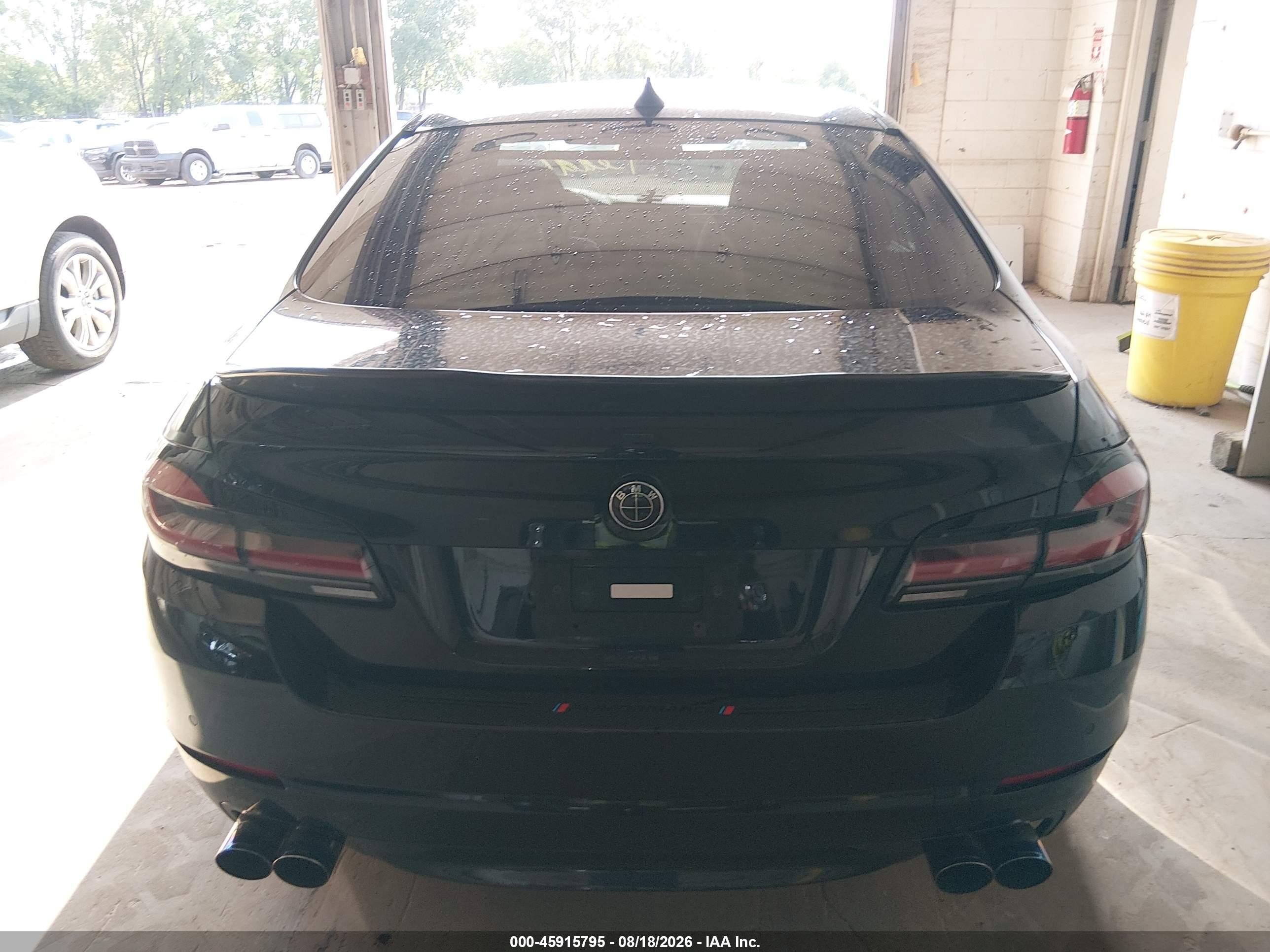 2012 Bmw 550i Xdrive Black vin: WBAFU9C57CC787569