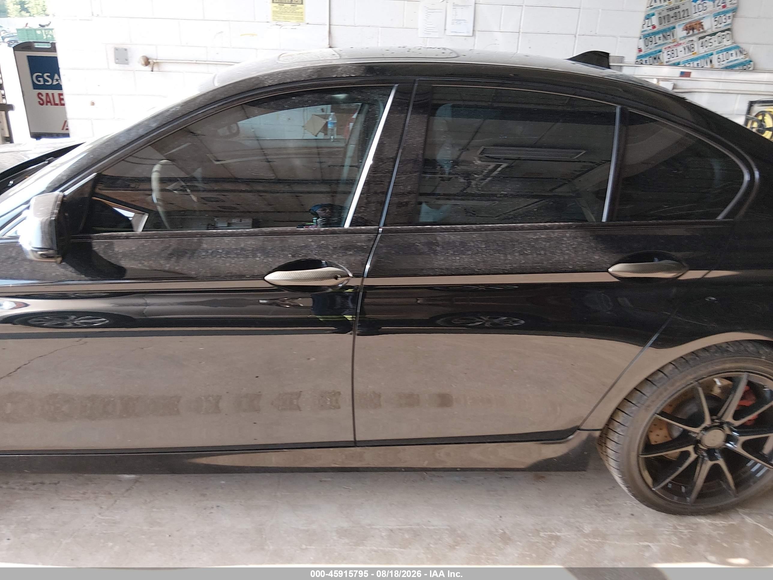 2012 Bmw 550i Xdrive Black vin: WBAFU9C57CC787569
