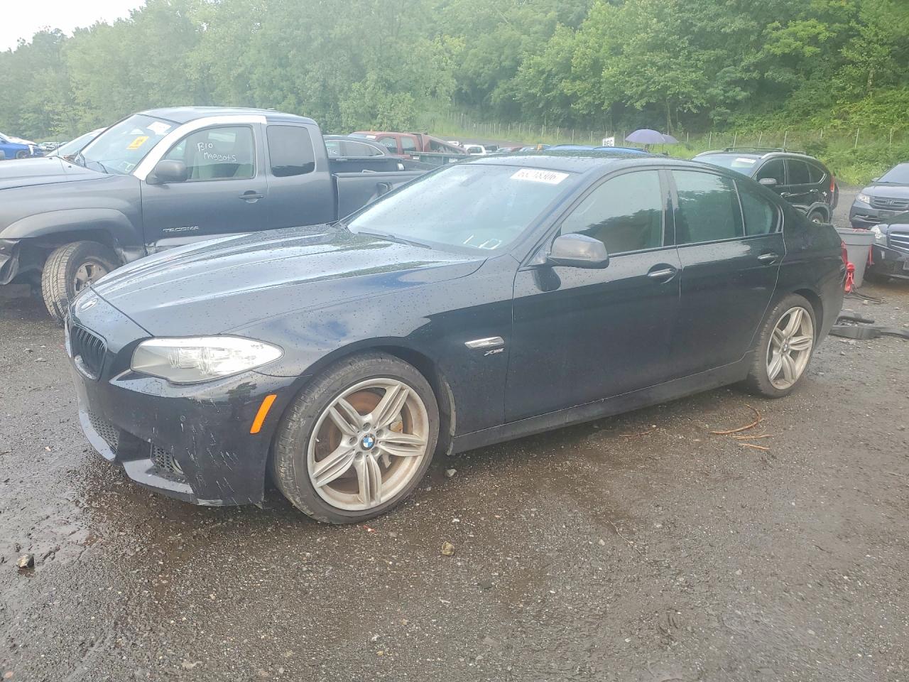 2012 Bmw 550 Xi Black vin: WBAFU9C57CDY69974