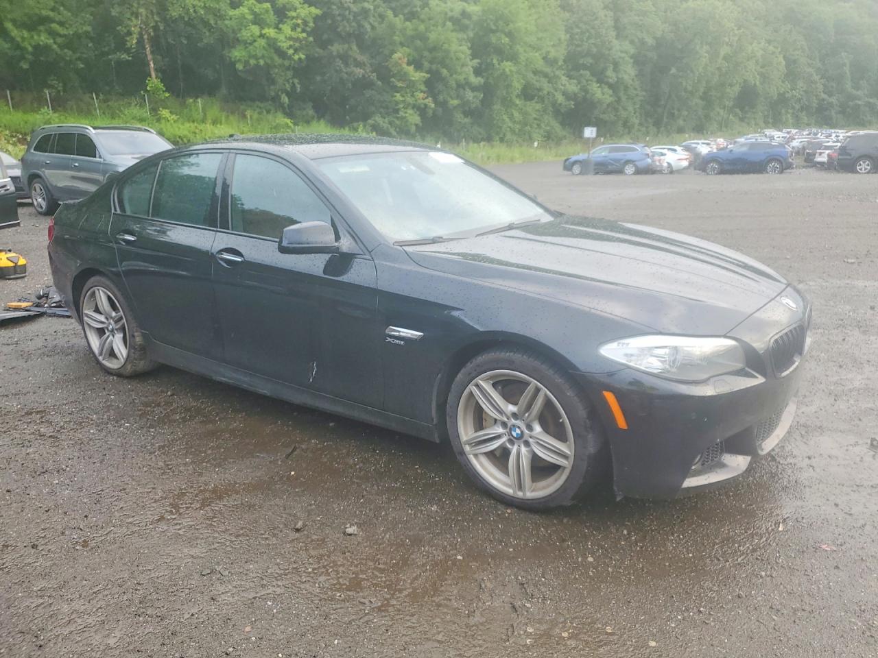 2012 Bmw 550 Xi Black vin: WBAFU9C57CDY69974