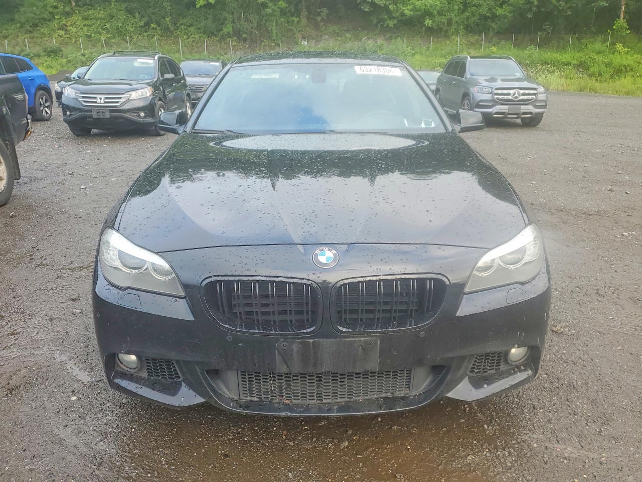 2012 Bmw 550 Xi Black vin: WBAFU9C57CDY69974