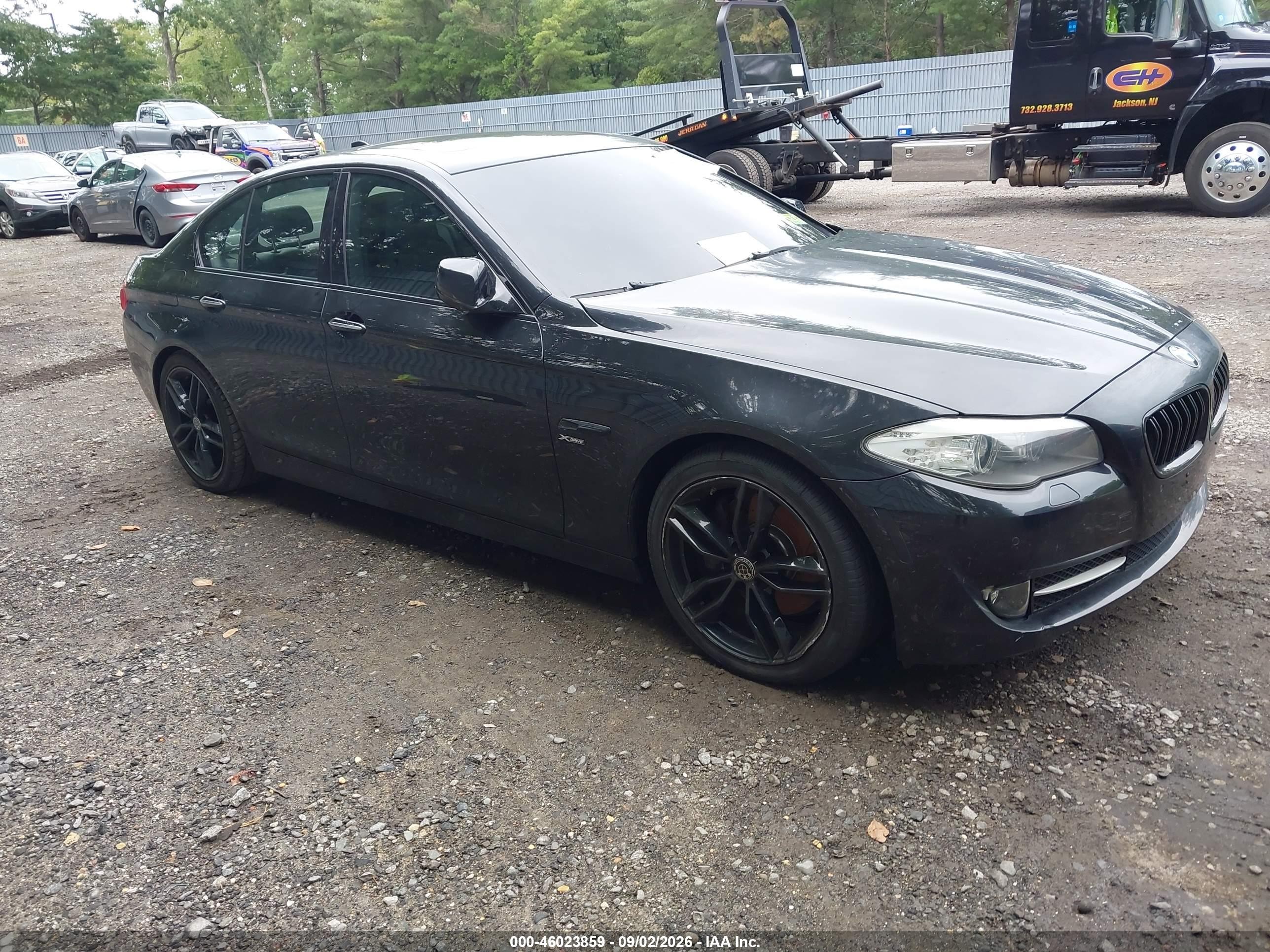 2012 Bmw 550i Xdrive Black vin: WBAFU9C58CC787774