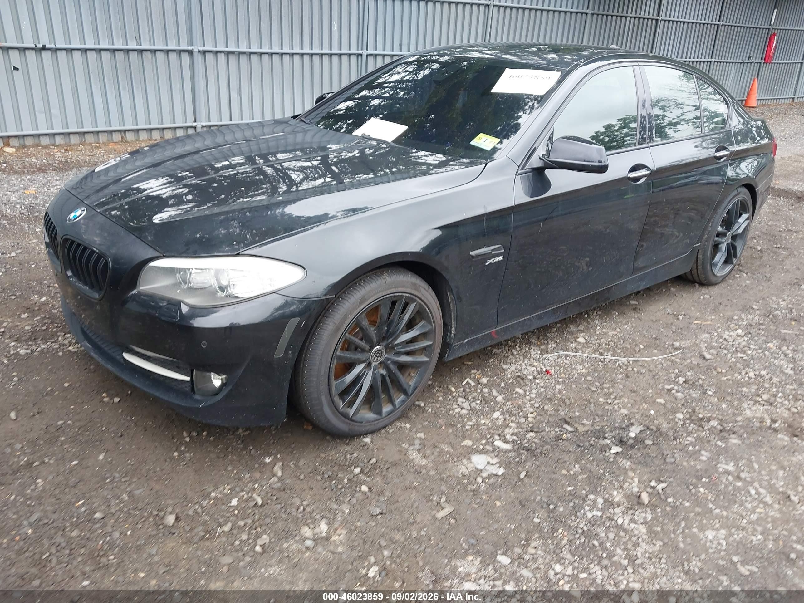 2012 Bmw 550i Xdrive Black vin: WBAFU9C58CC787774