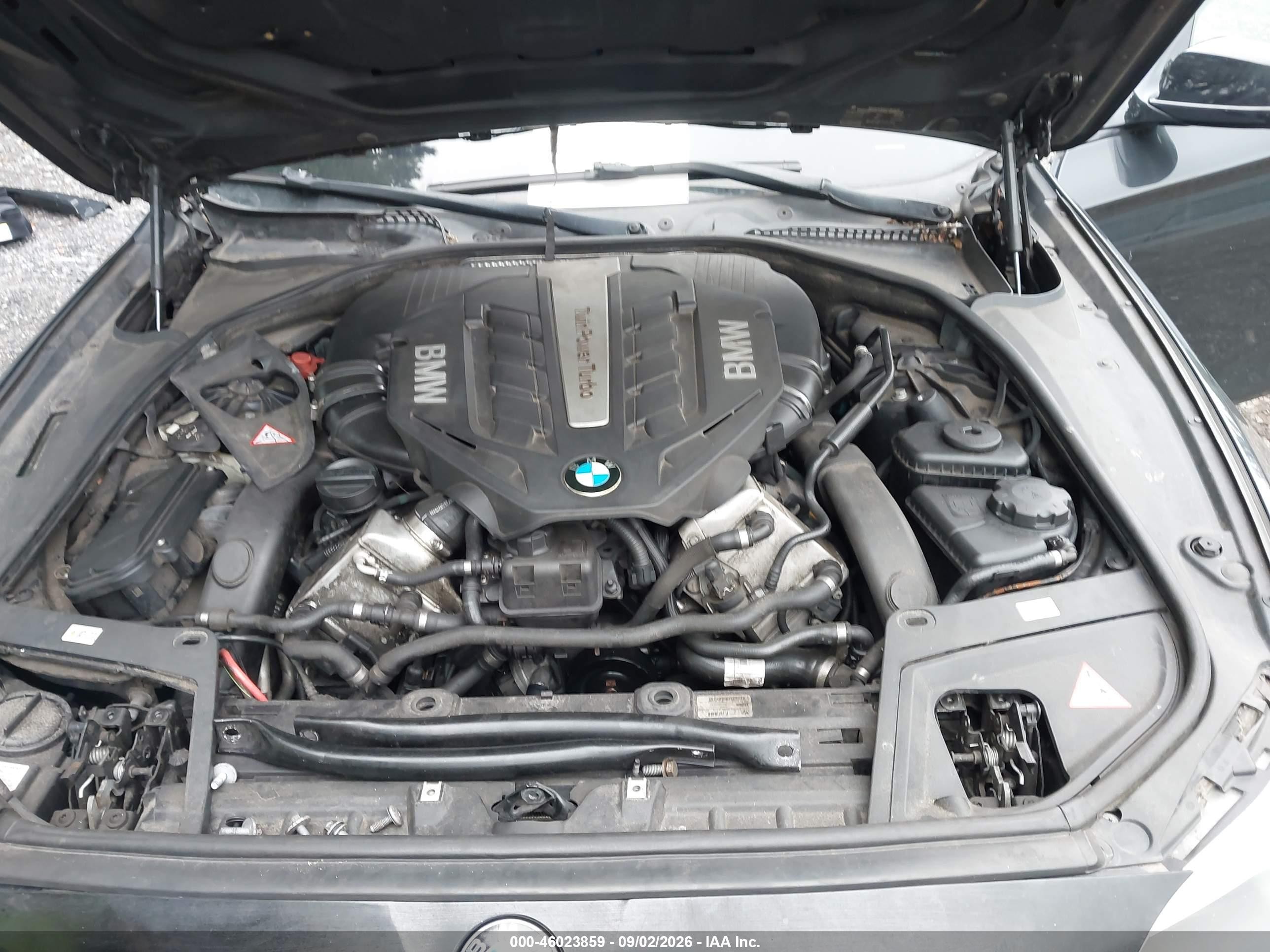 2012 Bmw 550i Xdrive Black vin: WBAFU9C58CC787774