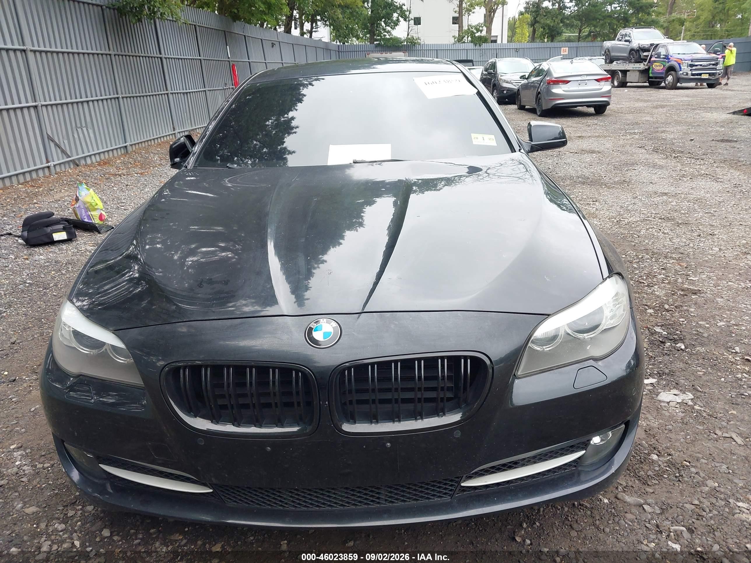 2012 Bmw 550i Xdrive Black vin: WBAFU9C58CC787774