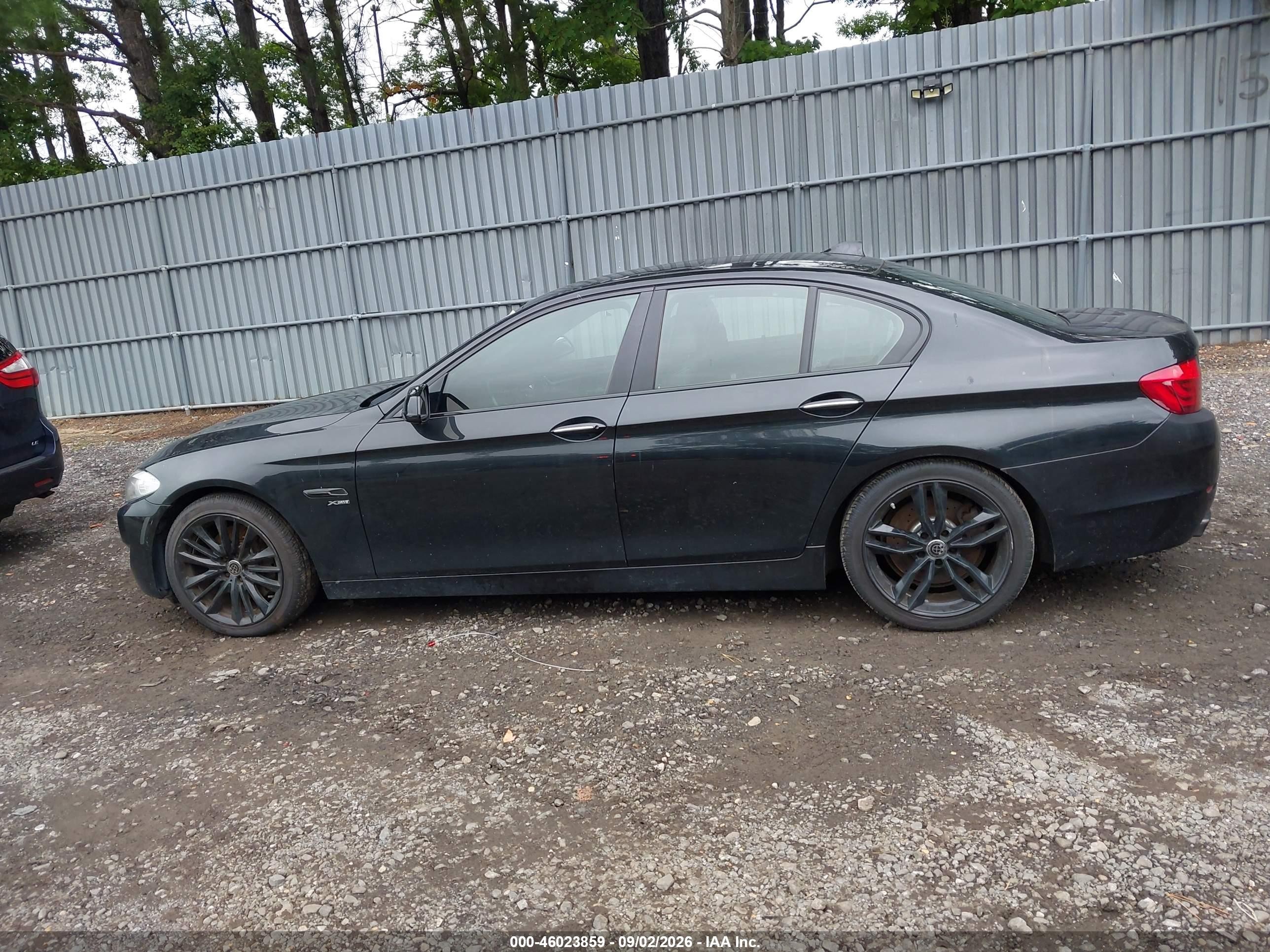 2012 Bmw 550i Xdrive Black vin: WBAFU9C58CC787774