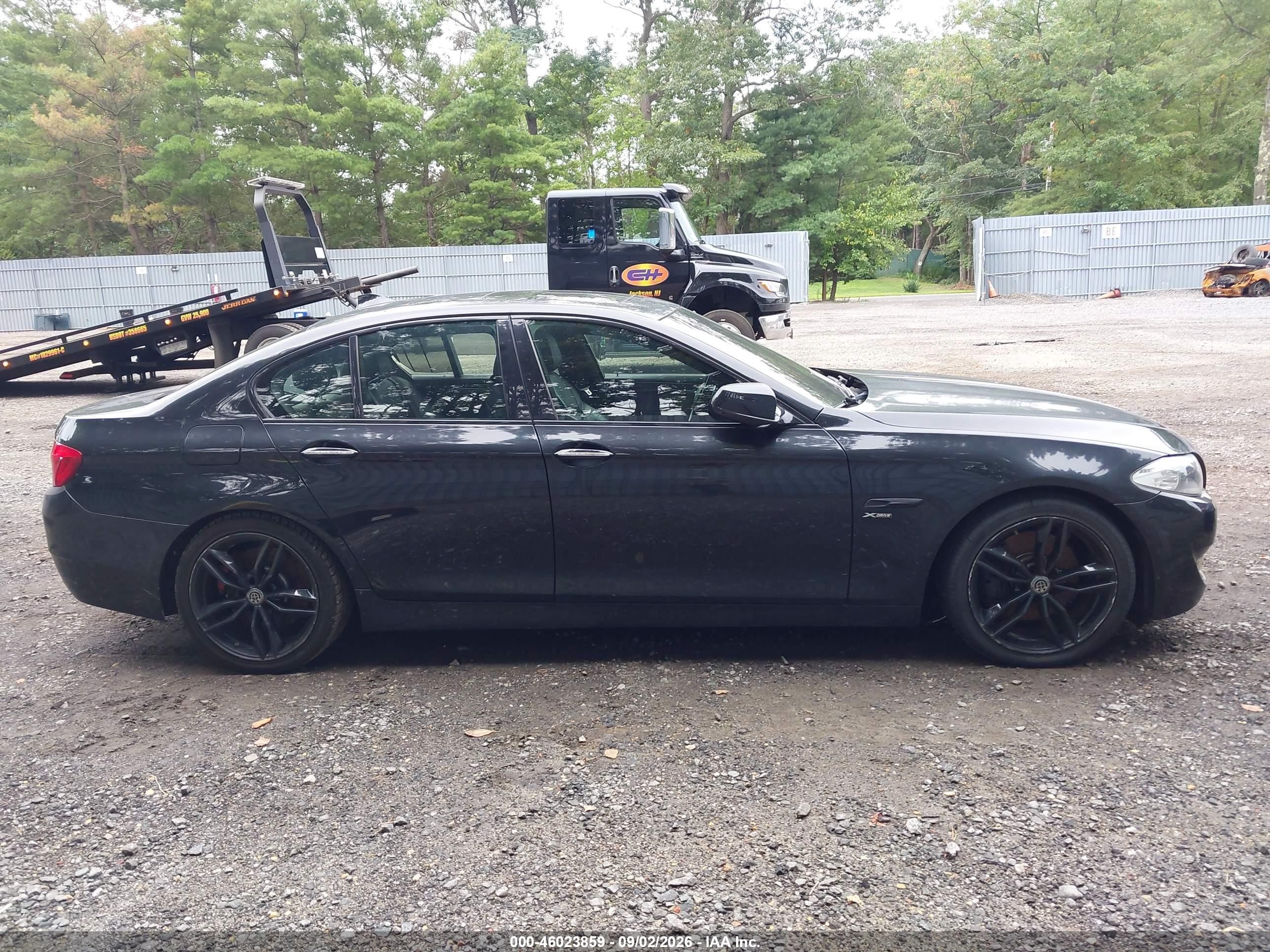 2012 Bmw 550i Xdrive Black vin: WBAFU9C58CC787774