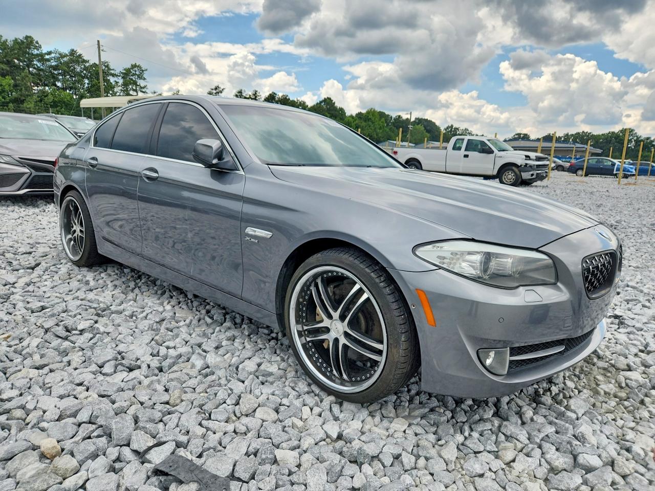 2012 Bmw 550 Xi Gray vin: WBAFU9C58CC787922