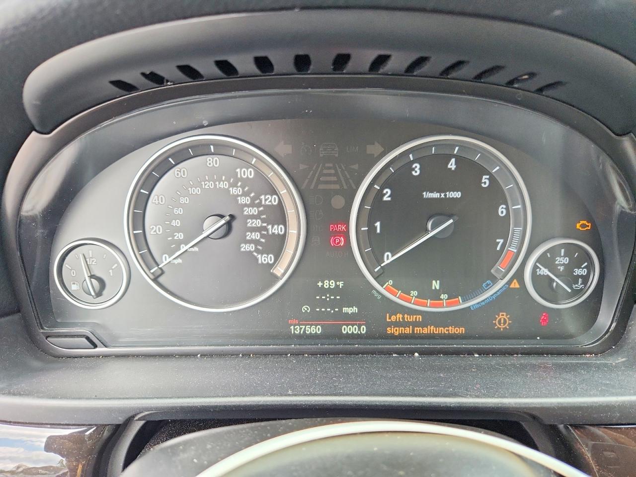2012 Bmw 550 Xi Gray vin: WBAFU9C58CC787922