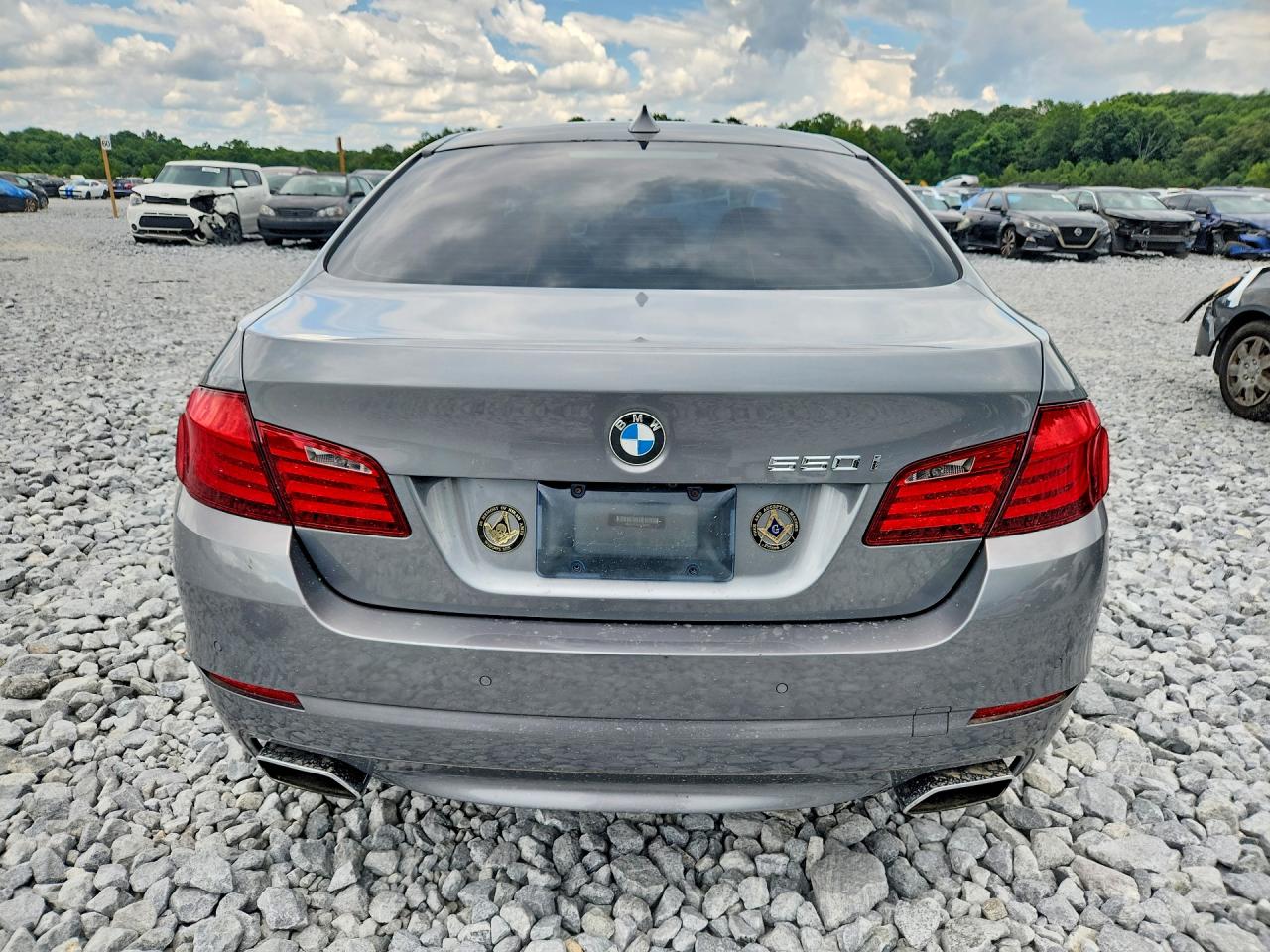 2012 Bmw 550 Xi Gray vin: WBAFU9C58CC787922